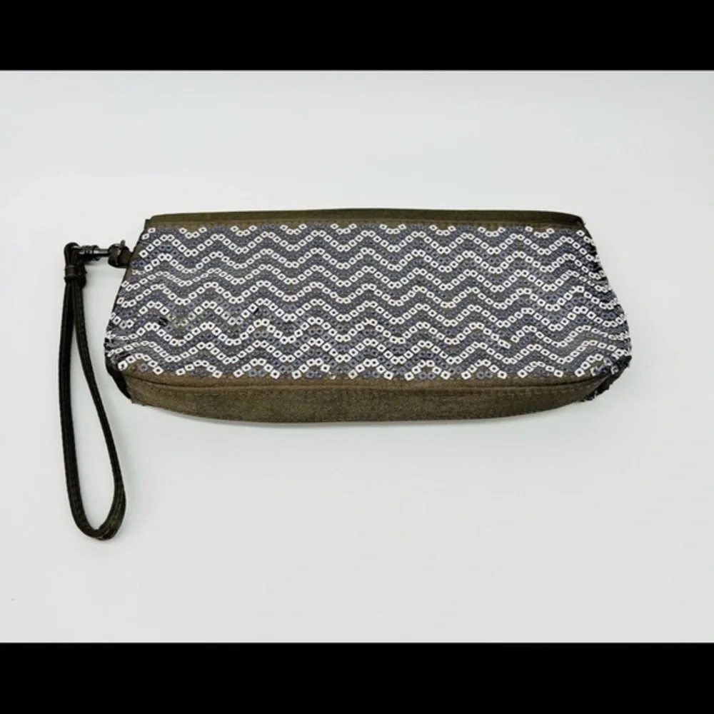 Sephora sequins make up bag, wristlet/ clutch
